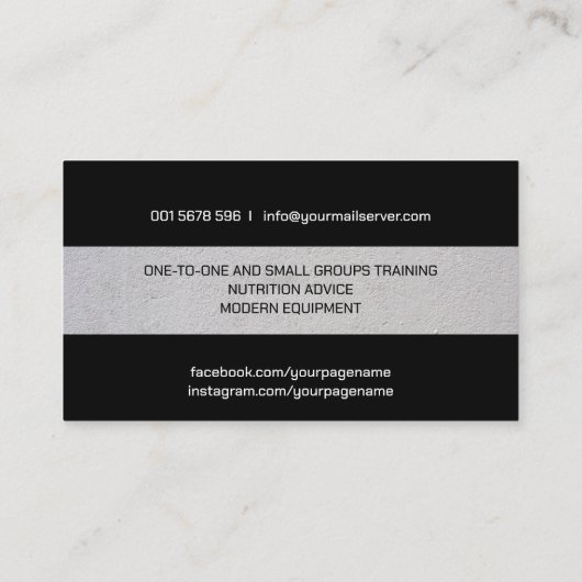 Trekhandschoenen Visitekaartje (Achterkant)