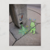 trekhendel briefkaart (Voorkant)