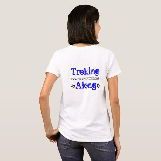 Treking Along Blue T-shirt (Achterkant volledig)