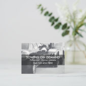 Trekken en wrecker visitekaartje (Staand voorkant)