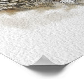 Trekken van grote paarden poster (Hoek)