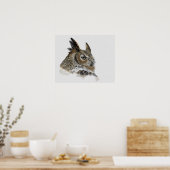 Trekken van grote paarden poster (Keuken)