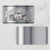  trekkende sleepvrachtwagen Auto-visitekaartje Visitekaartje (Voorkant / Achterkant)