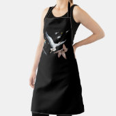 Trekkende vogels die hun vluchten traceren Illustr Schort (Insitu)