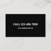 Trekkendienst Visitekaartje (Achterkant)