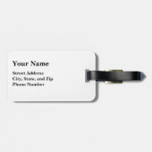 trekker bagagelabel (Achterkant horizontaal)