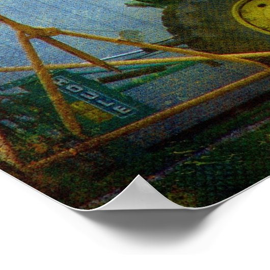 Trekker bij het heupbaron poster (Hoek)