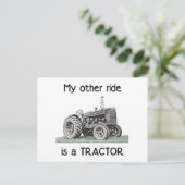 trekker briefkaart (Staand voorkant)