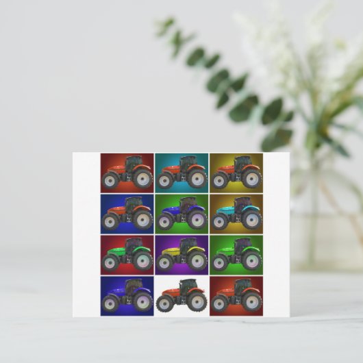 trekker briefkaart (Staand voorkant)