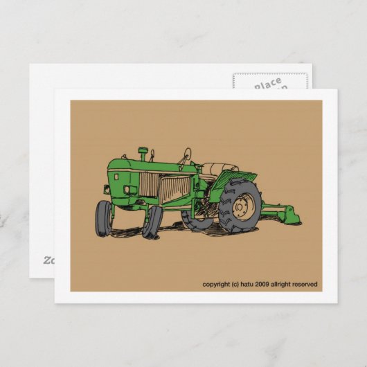 trekker briefkaart (Voorkant / Achterkant)