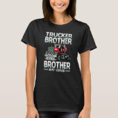 Trekker-broer als een gewone broer t-shirt (Voorkant)