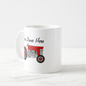  trekker Custom Mok Gift voor boer (Voorkant links)