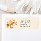 trekker - gepersonaliseerd etiket (Insitu)