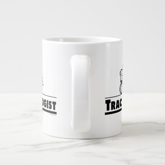 trekker grote koffiekop (Achterkant)