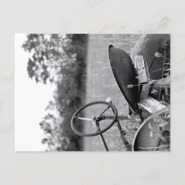 Trekker in de langste klasse feestdagenkaart