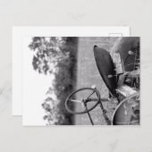 Trekker in de langste klasse feestdagenkaart (Voorkant / Achterkant)