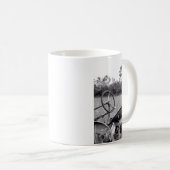 Trekker in de langste klasse koffiemok (Voorkant rechts)