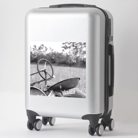 Trekker in de langste klasse sticker (Koffer)