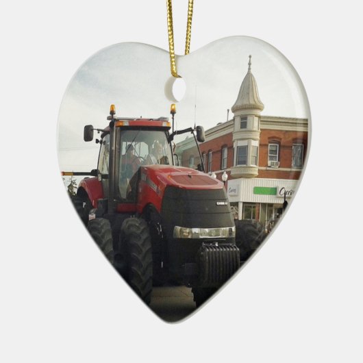 Trekker in de trekkerparade keramisch ornament (Links)