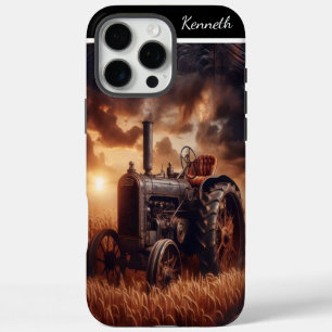  trekker in gouden uur iPhone 16 pro max hoesje