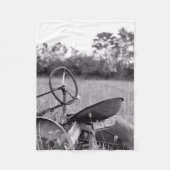 trekker in gras fleece deken (Voorkant)