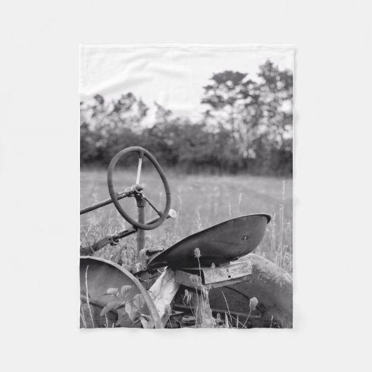  trekker in gras fleece deken (Voorkant)