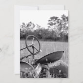 Trekker in lange gras kaart (Voorkant)