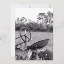 Trekker in lange gras kaart