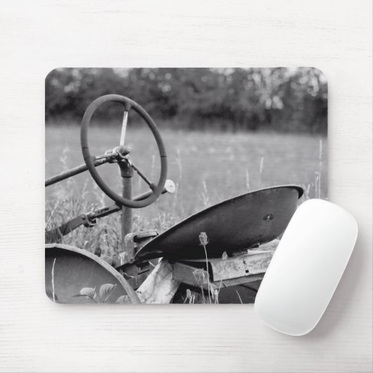 Trekker in lange gras muismat (Met muis)