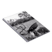 Trekker in lange gras notitieboek (Rechterzijde)