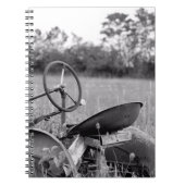 Trekker in lange gras notitieboek (Voorkant)