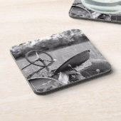 Trekker in langkorrelige Onderzetters (Linkerzijde)