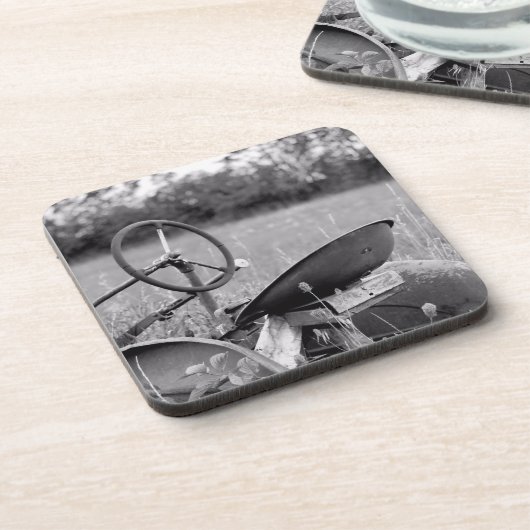 Trekker in langkorrelige Onderzetters (Linkerzijde)