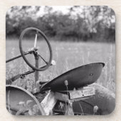 Trekker in langkorrelige Onderzetters (Voorkant)