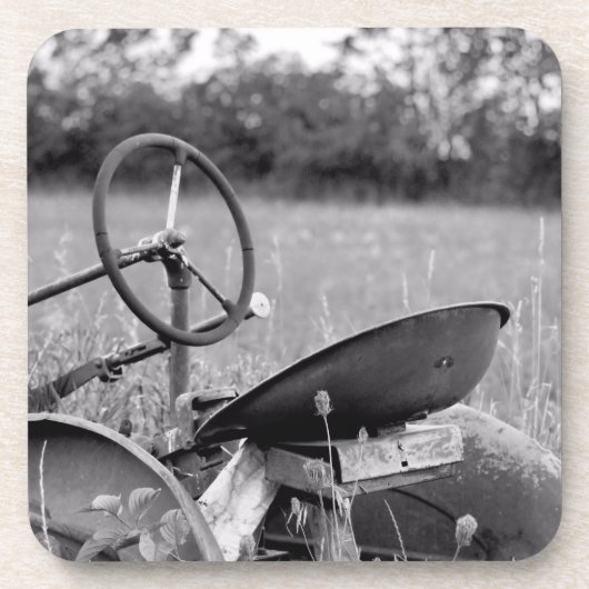 Trekker in langkorrelige Onderzetters (Voorkant)