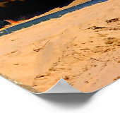 Trekker in zand poster (Hoek)