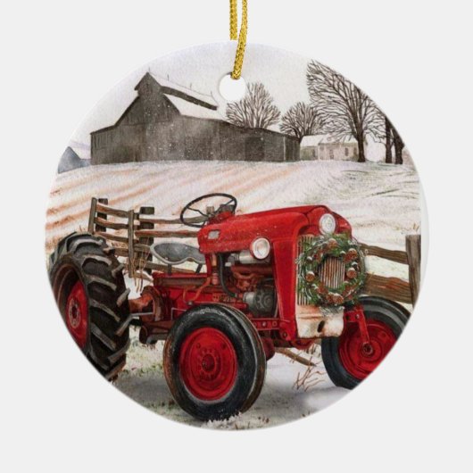 trekker keramisch ornament (Voorkant)