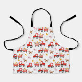 Trekker met landbouwhuisdieren schort (Voorkant)