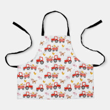 Trekker met landbouwhuisdieren