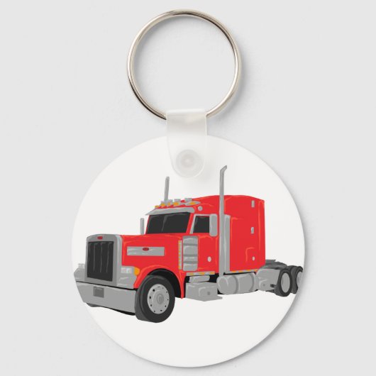 trekker met rode meter sleutelhanger (Voorkant)