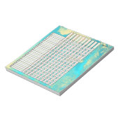 Trekker. Notitieblok (Linkerzijde)