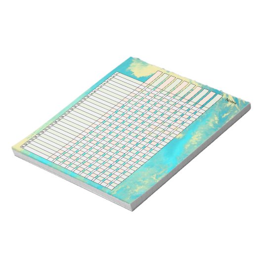 Trekker. Notitieblok (Linkerzijde)