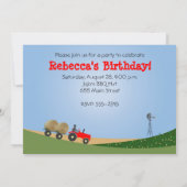 Trekker op de uitnodiging van de partij van het Bo (Achterkant)