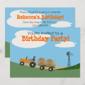 Trekker op de uitnodiging van de partij van het Bo (Voorkant / Achterkant)