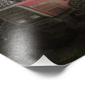 Trekker op het Boerderij Foto Afdruk (Hoek)