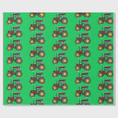 Trekker op het Vakantie Verpakkingspapier Cadeaupapier (Vlak)