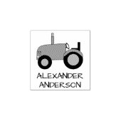 Trekker personaliseren rubberstempel (Afrduk)