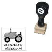 Trekker personaliseren rubberstempel (Gestempeld)
