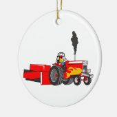 Trekker Pulling Keramisch Ornament (Links)