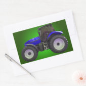 trekker rechthoekige sticker (Envelop)